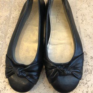 Sbicca black slip on flats Size 7.5 W